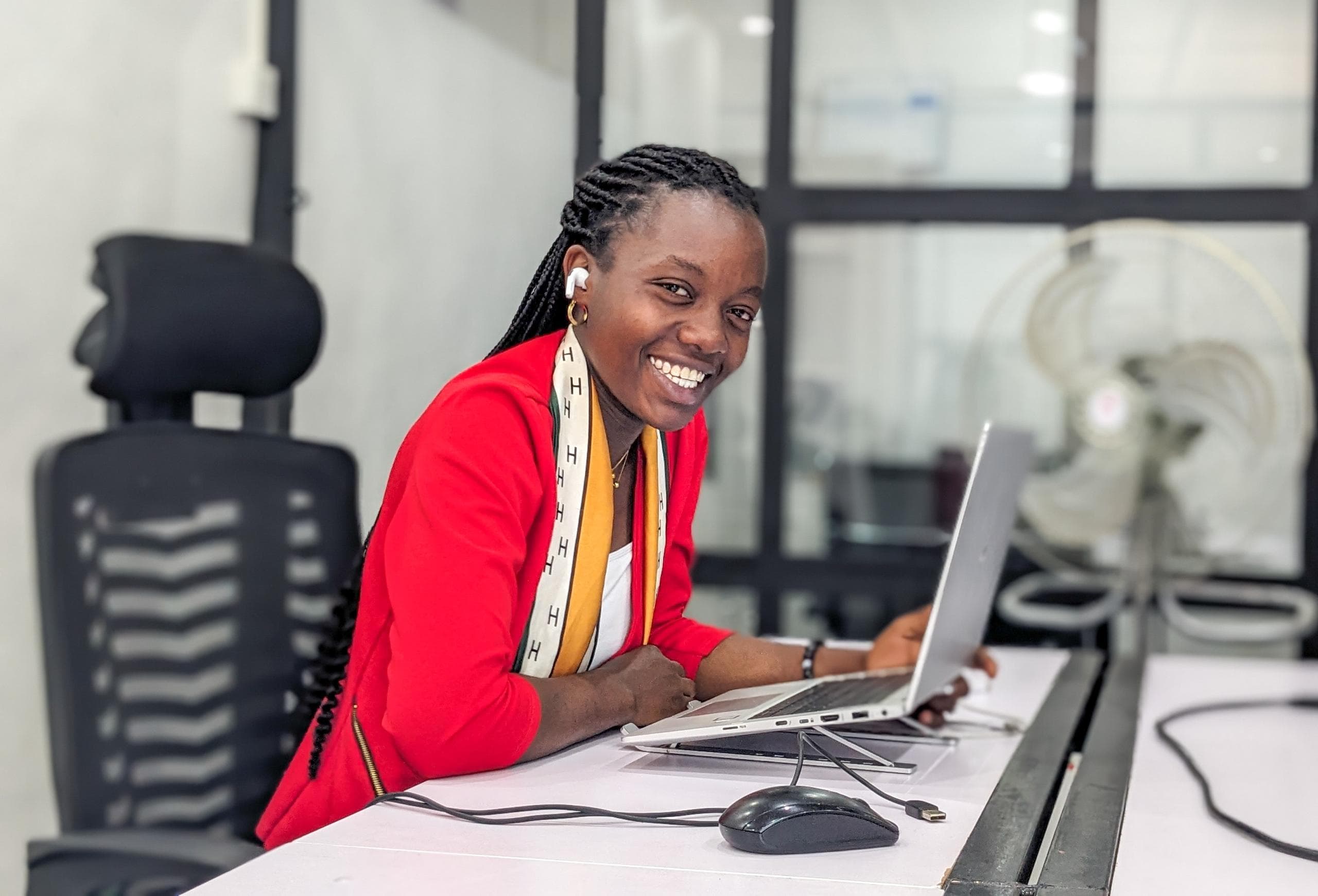 Kwetu Best miling female team member